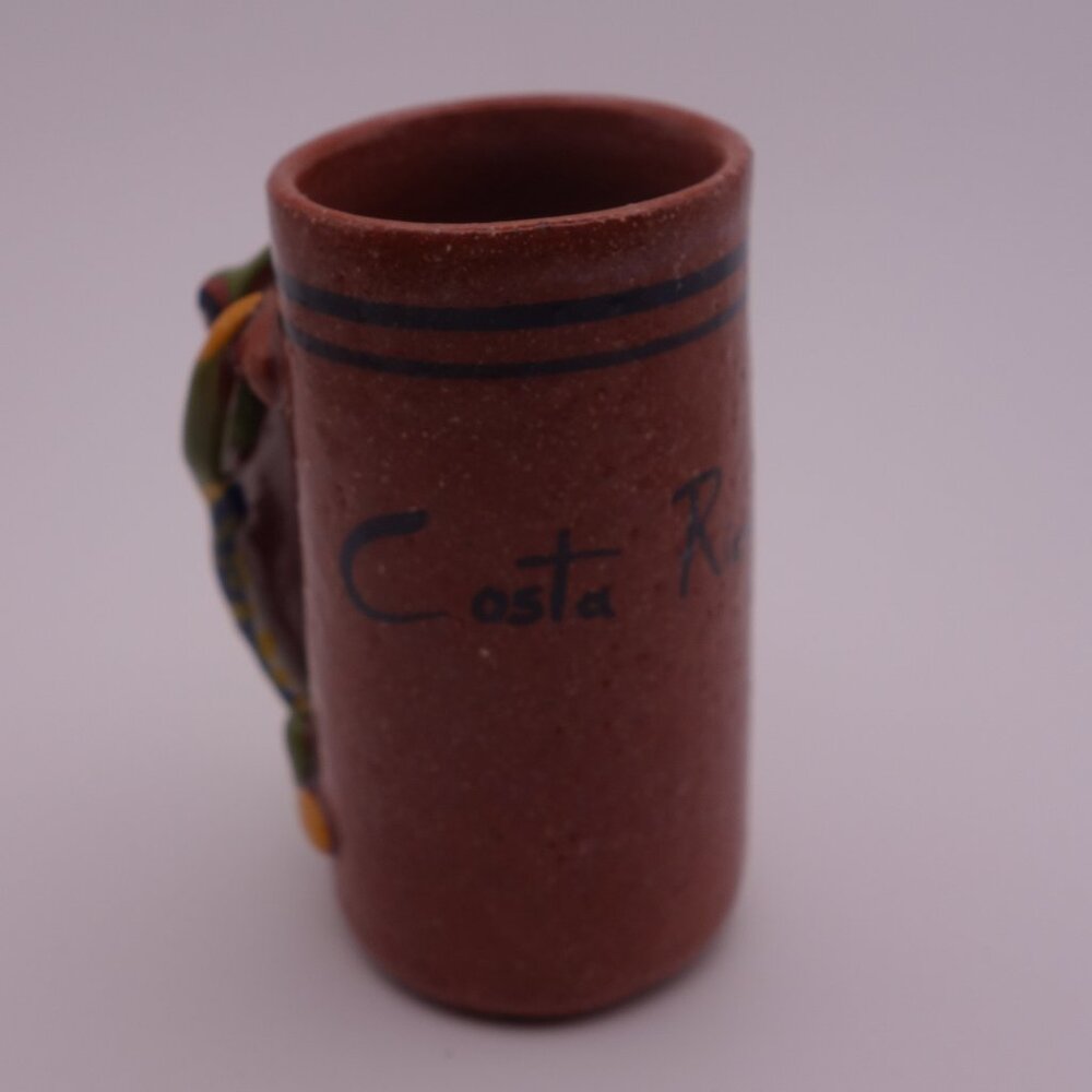 Lizard Handle Costa Rica Ceramic Shot Glass - Picture 2 of 10